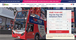 Desktop Screenshot of gonytours.com