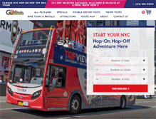 Tablet Screenshot of gonytours.com